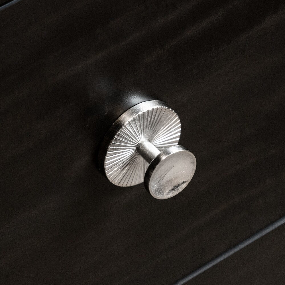 Torrance Mid-Century Modern Chest, Black