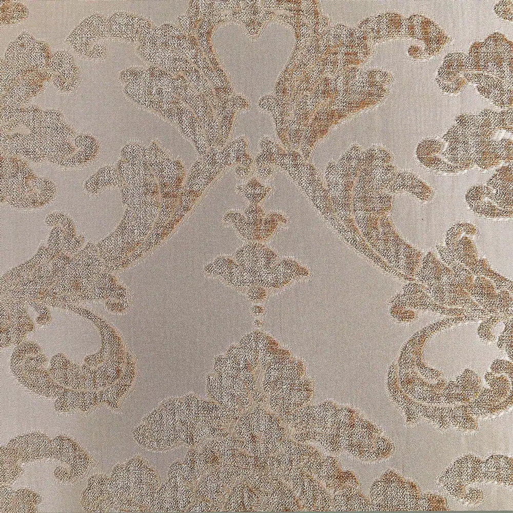 Veracruz Traditional Sofa with Wood Trim - Beige & Dark Cherry