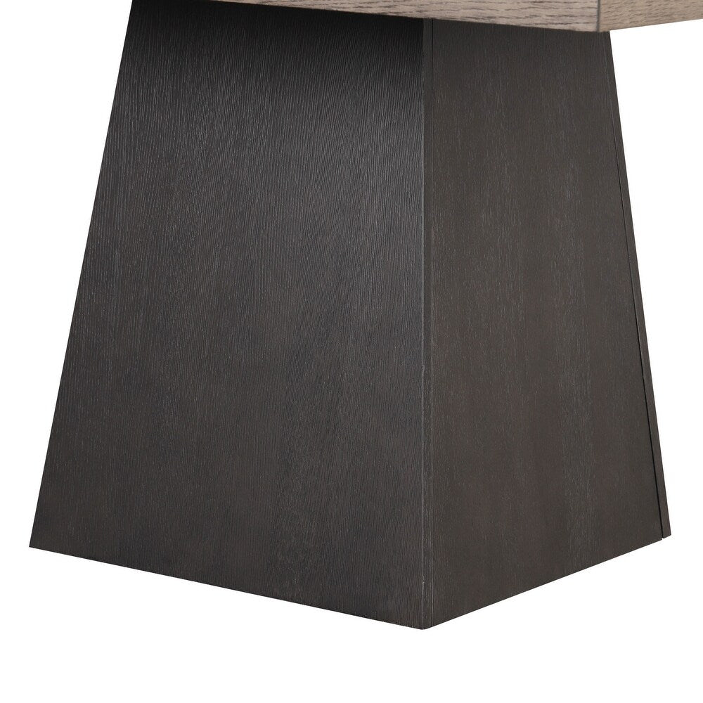 Broager Square Dining Table with Pedestal Base