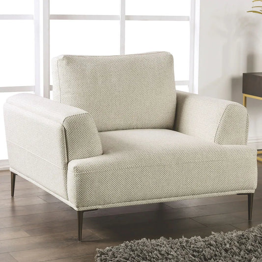 Gladbach Contemporary Chenille Living Room Chair