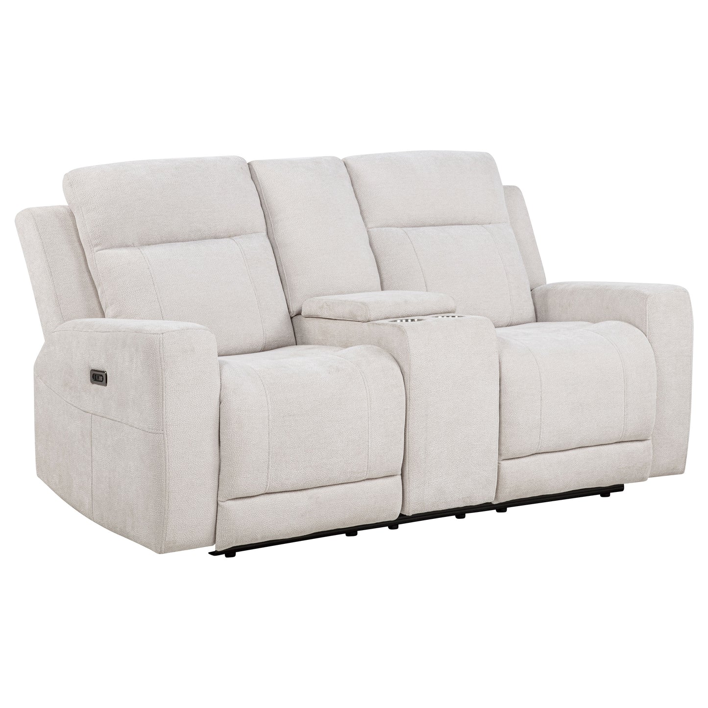 Kennett Ivory Chenille Power Reclining Sofa