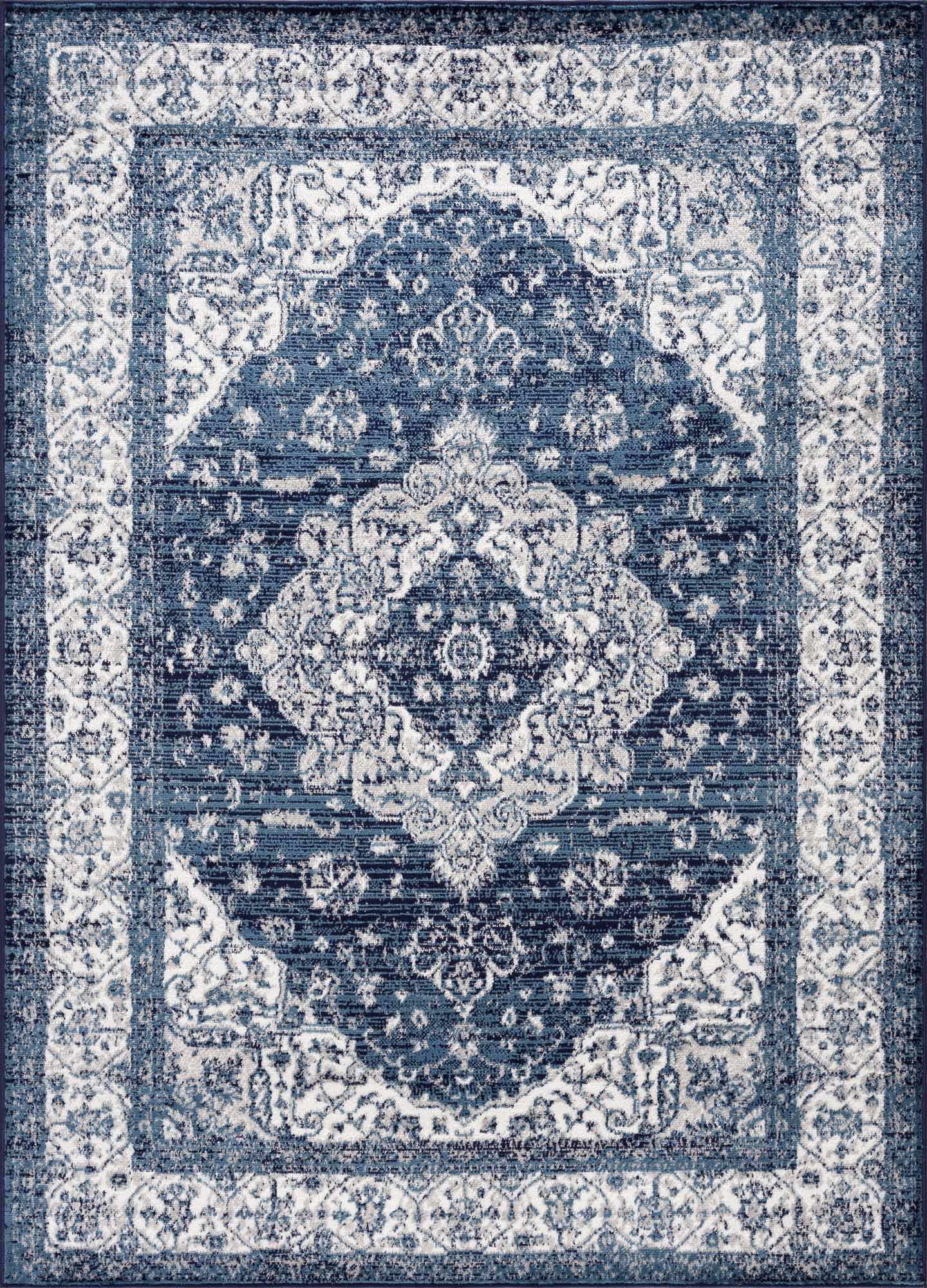 Billy Blue Medallion Rug - Promo