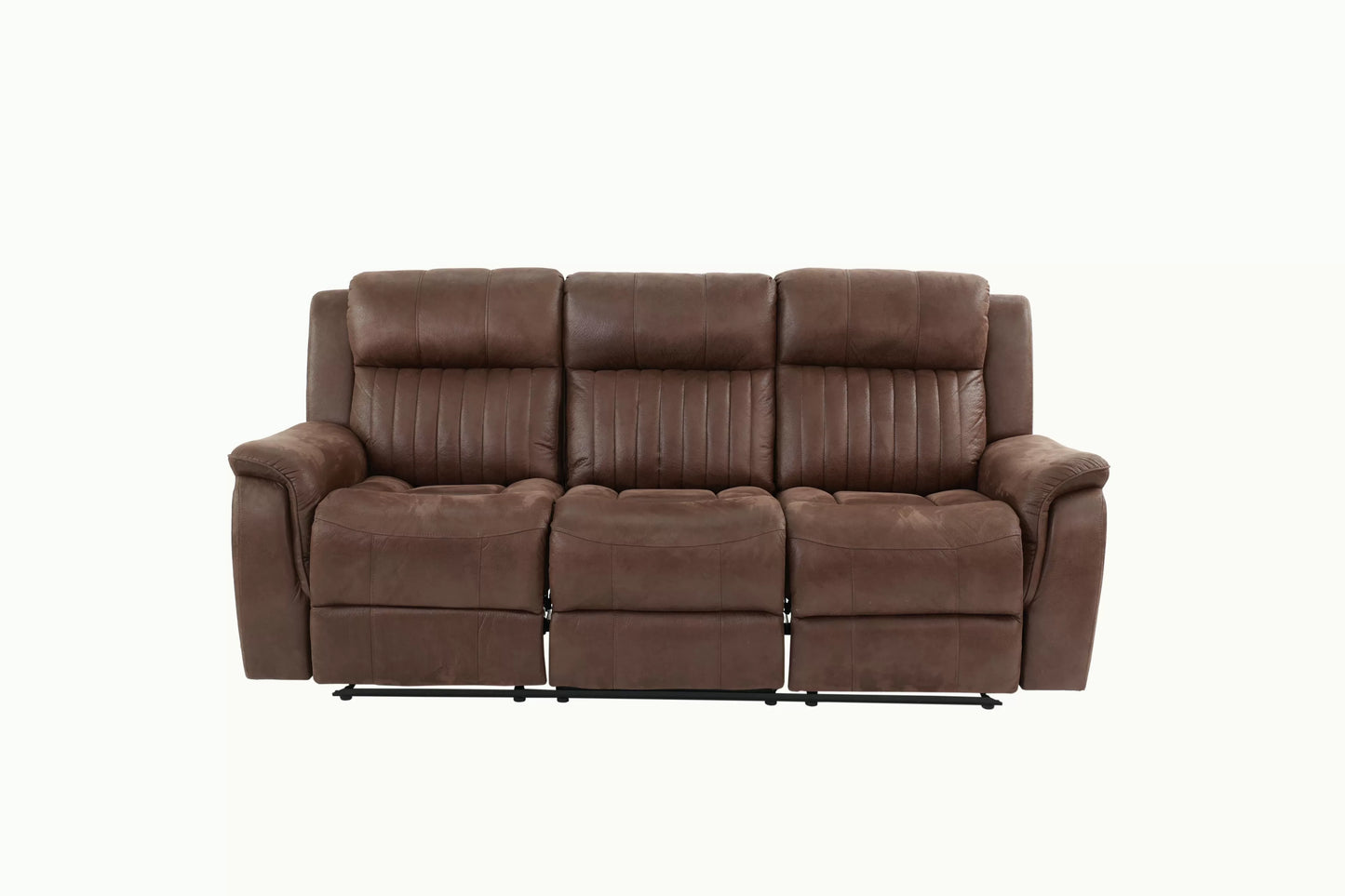 Moore Plush Leatherette Motion Sofa