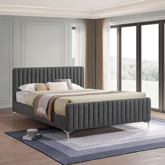 Catkin Queen Bed - Dark Gray