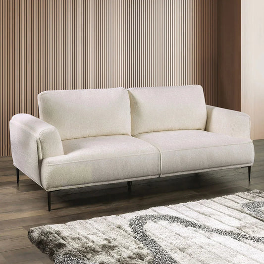 Gladbach Contemporary Chenille Flared Arm Sofa 4 Colors