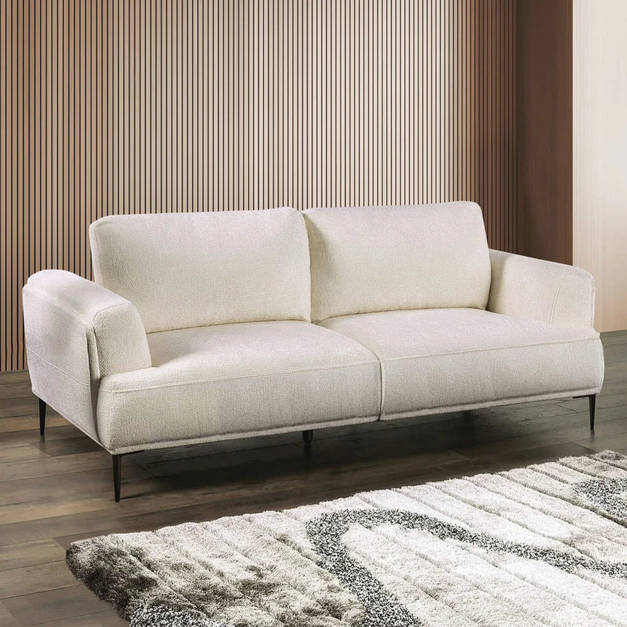 Gladbach Contemporary Chenille Flared Arm Sofa 4 Colors