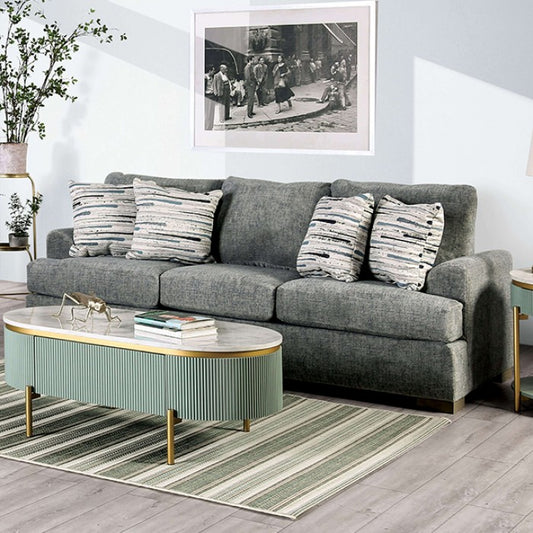 Leytonstone Upholstered Loveseat - Gray