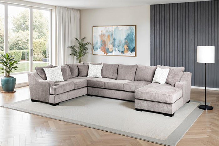 Mayfield Upholstered Sectional - Gray