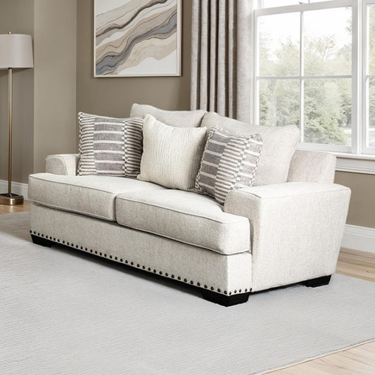 Gervais Upholstered Loveseat - Taupe