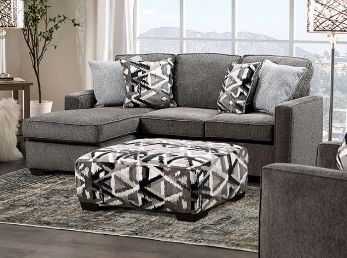 Brentwood Sectional Gray Linen - Gray