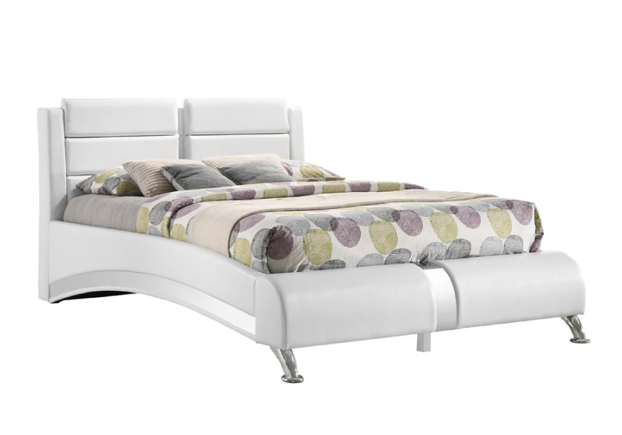 The Roxbury Modern Queen Bedroom Set - Glossy White