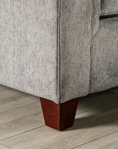 Delgada Transitional Chenille Living Room Set