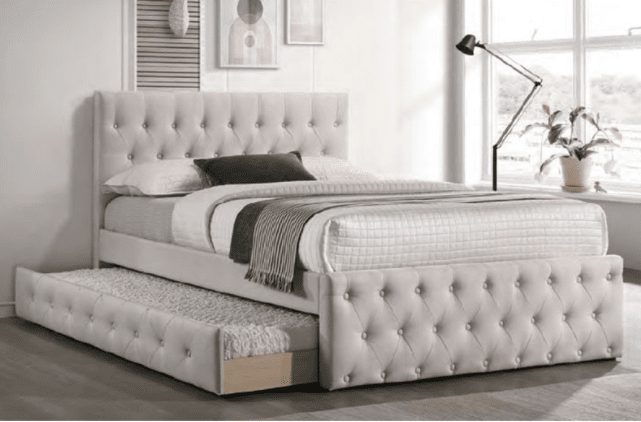 Palma Tufted Twin Bed & Trundle Set