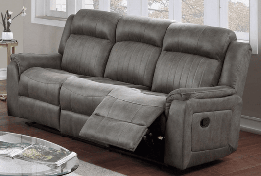 Moore Plush Leatherette Motion Sofa