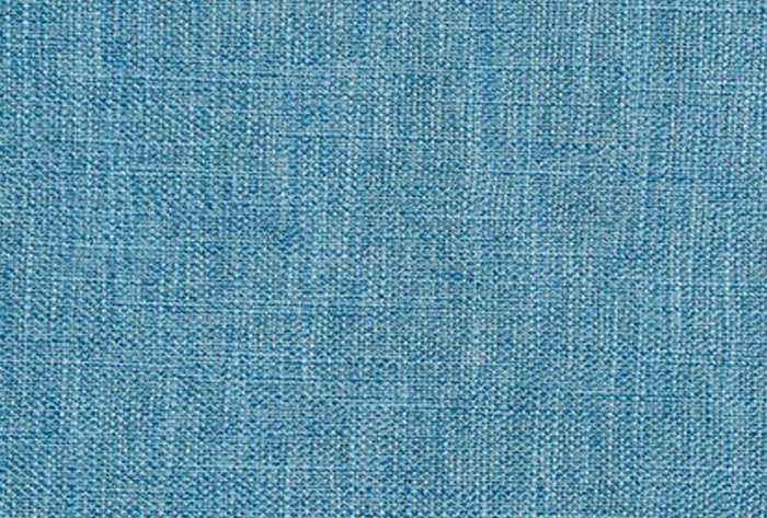 Karly Reversible Linen Sectional & Ottoman Set - Blue