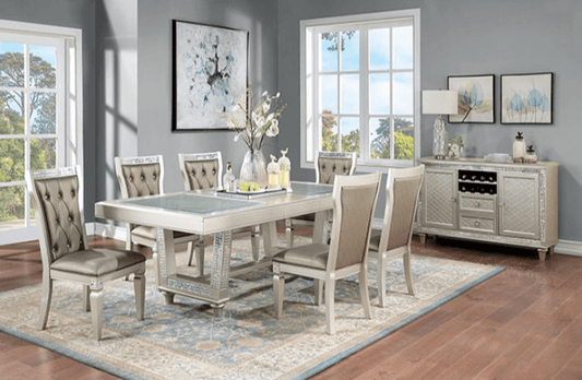 Adelina 7 Piece Glam Dining Set