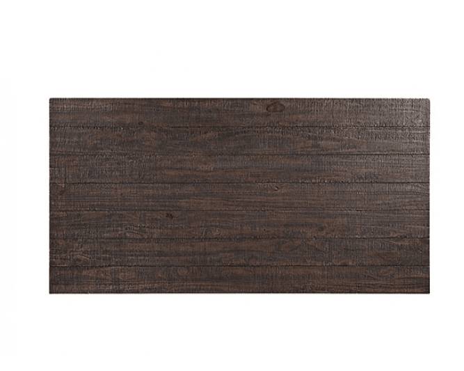 Leonidas Rustic 7-Piece Solid Wood Dining Set - Black