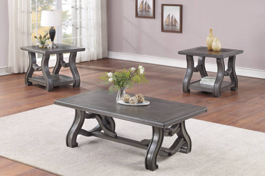 Darnels Traditional Coffee Table - Gray