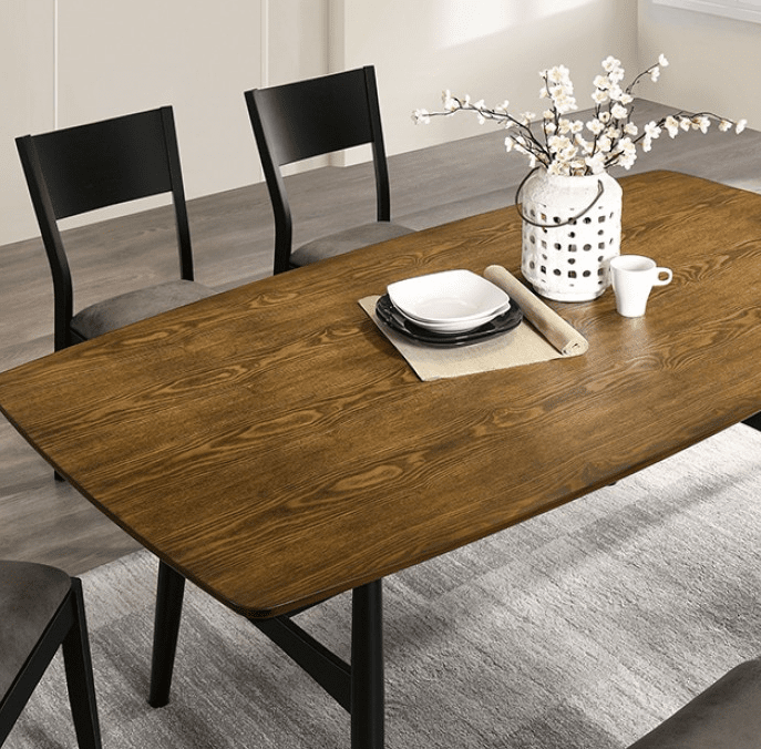 Oberwil 7-Piece Mid-Century Modern Dining Set