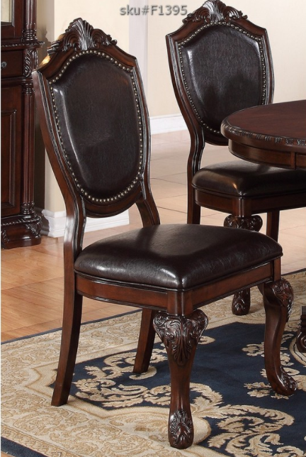 Mortgan Collection Traditional Side Chair Set of 2