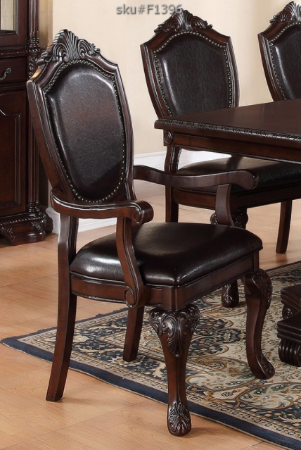 Mortgan Collection Traditional Arm Chair Set of 2