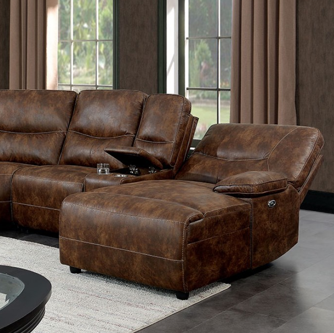 Chantelle Transitional Power Sectional - Brown