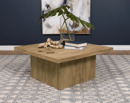 Burl Rustic Modern Occasional Tables - Natural Mango