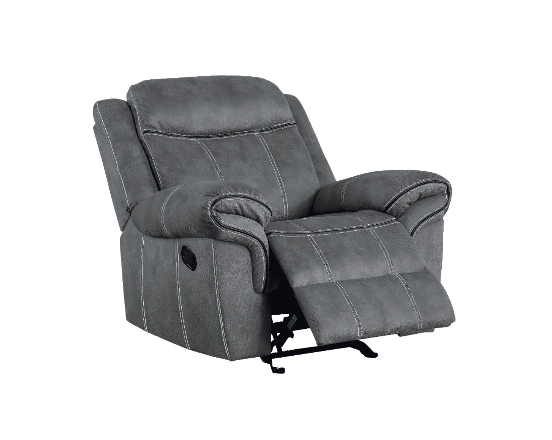ACME Zubaida Chair - 2-Tone Gray Velvet
