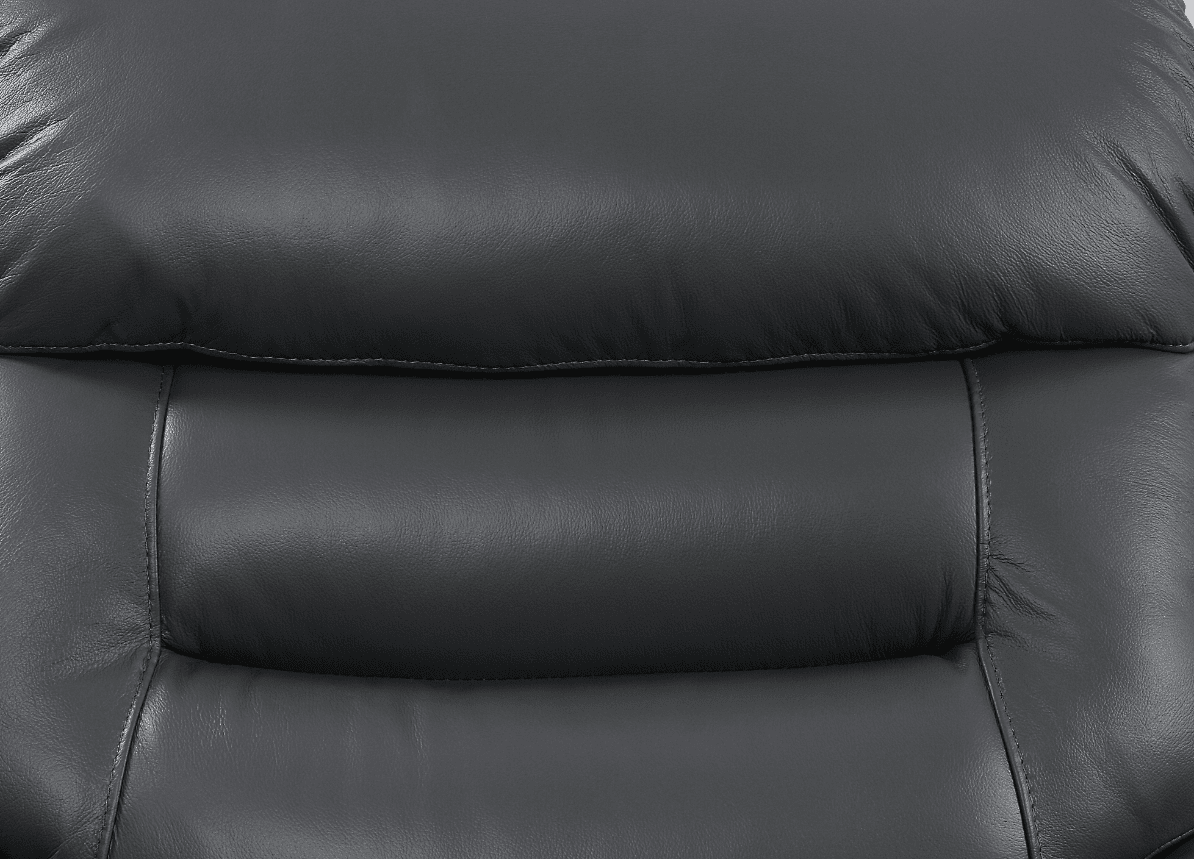 ACME Lamruil Motion Sofa in Gray Top Grain Leather
