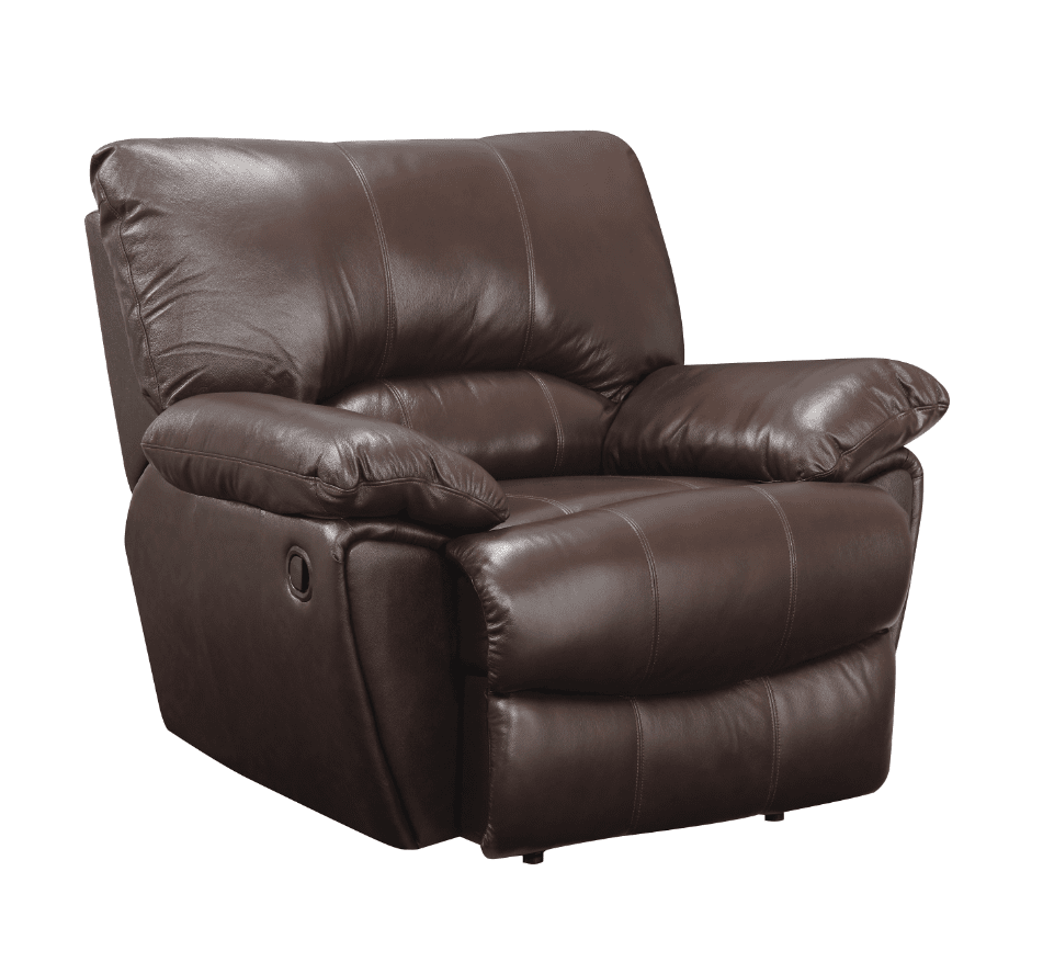 Ford Brown Leather Motion Sofa & Loveseat Set