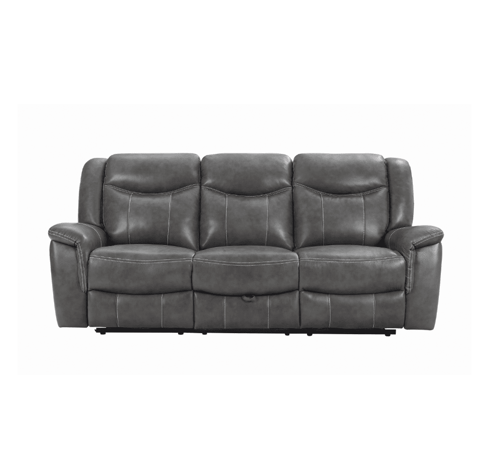Conrad Upholstered Motion Sofa Cool Grey