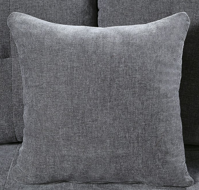 Lynda Contemporary Sofa in Dark Gray Chenille