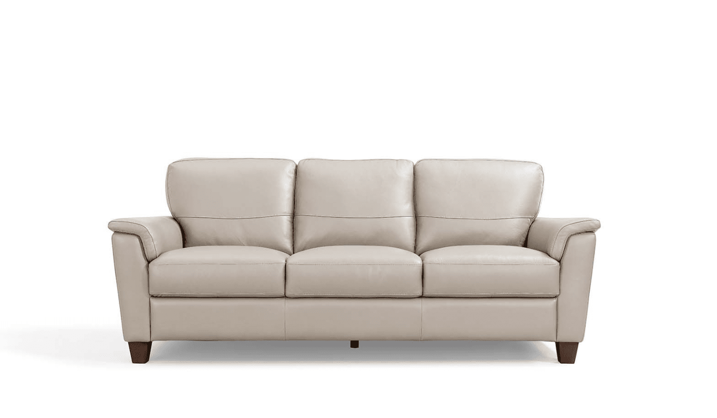 ACME Pacific Palisades Leather Sofa - Beige