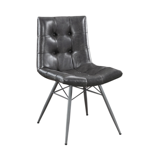 Aiken Tufted Dining Chairs Charcoal Set Of 4