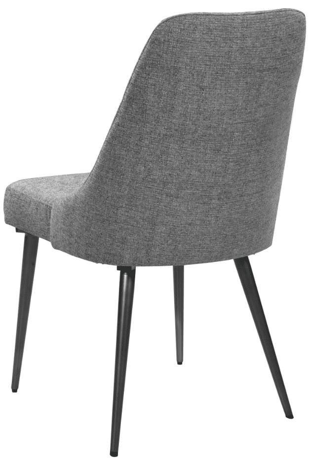 Alan Upholstered Dining Chairs Grey Set Of 2