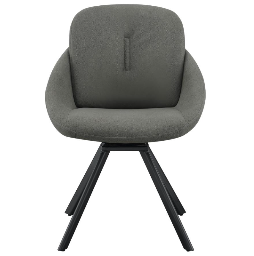 Mina Upholstered Swivel Padded Side Chairs Set Of 2