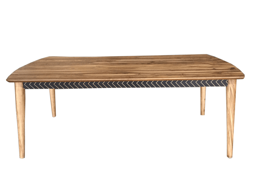 Partridge Wooden Dining Table Natural Sheesham