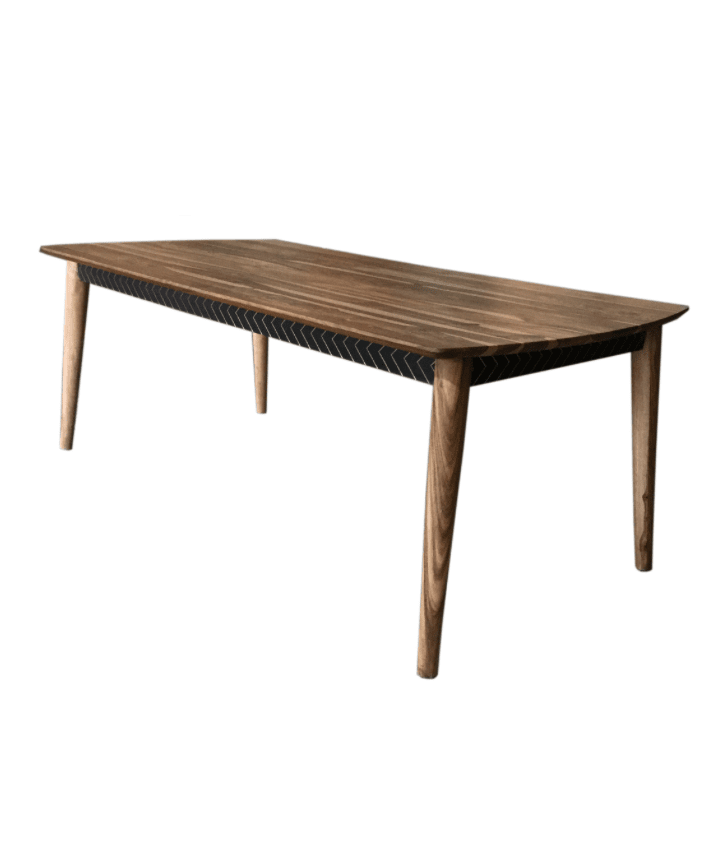 Partridge Wooden Dining Table Natural Sheesham