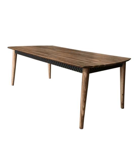 Partridge Wooden Dining Table Natural Sheesham