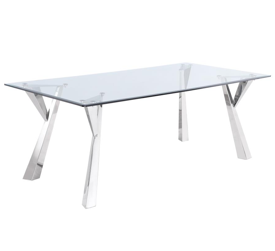 Cheyanne Modern Dining Set with Wingback Chairs