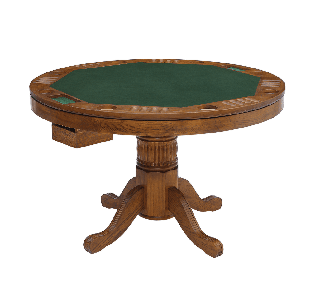 Mitchell 5-Piece Game Table Set Amber And Brown