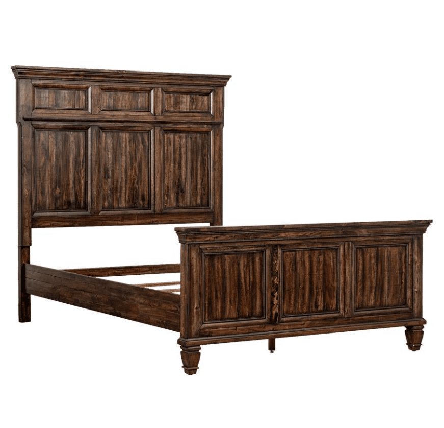 Avenue Eastern Queen Panel Bed Weathered Burnished Brown