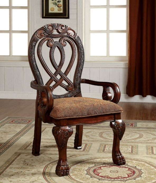 Wyndmere Traditional Dining Arm Chair i Set of 2 Cherry