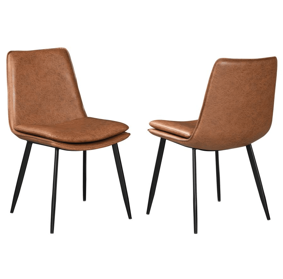 Ortega 5-Piece Dining Set with White Marble Top