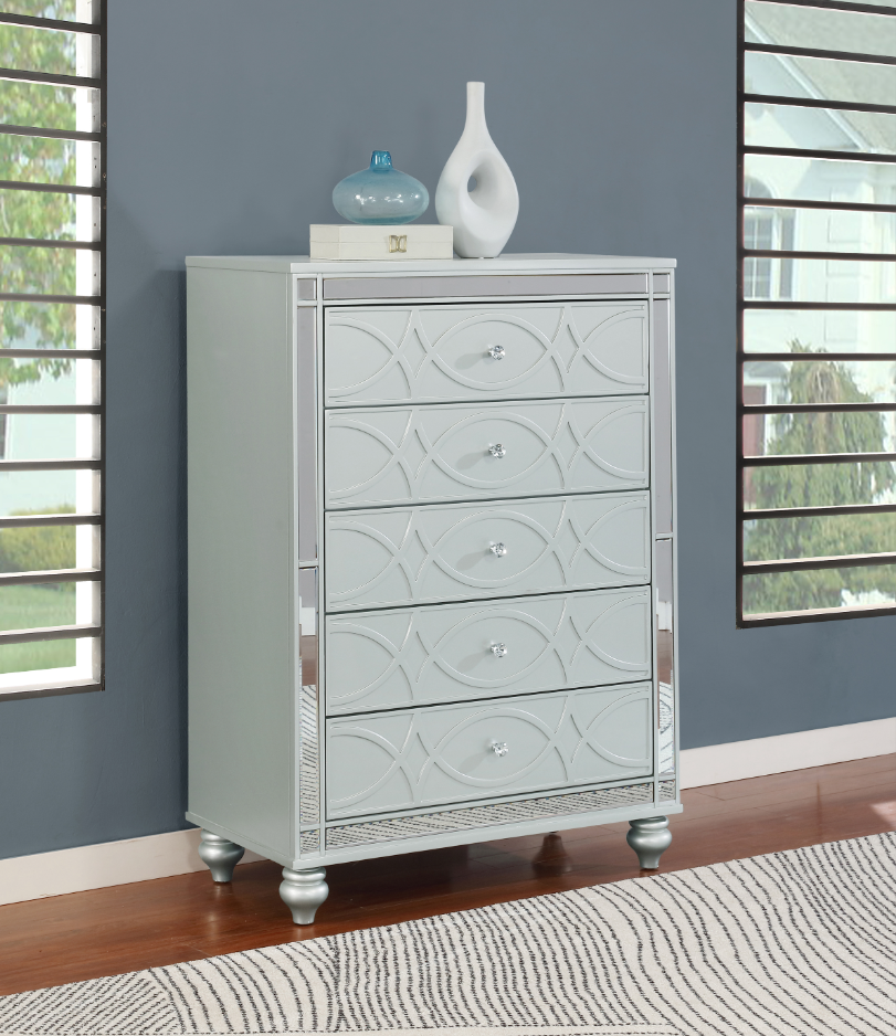 Gunnison Queen Bedroom Set with LED Headboard