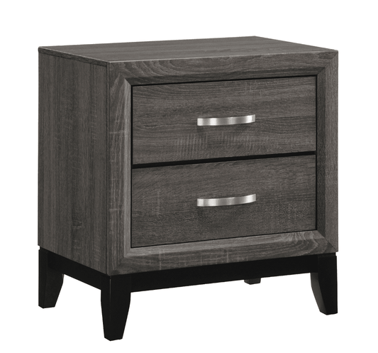 Watson Twin Bed Grey Oak And Black