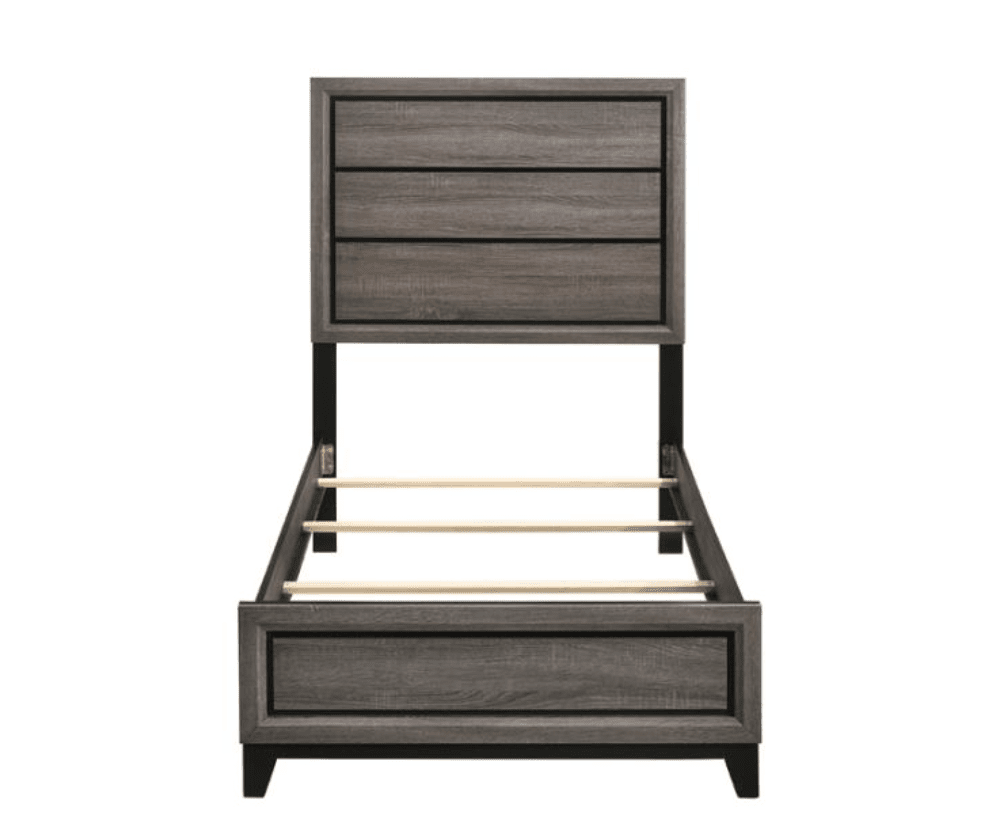 Watson Twin Bed Grey Oak And Black
