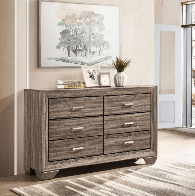 Holt Collection 6 Drawer Shabby Chic Dresser