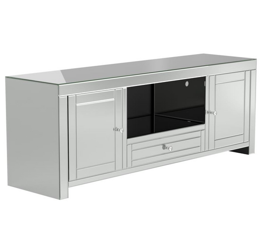 Jazz Contemporary Mirrored TV Console