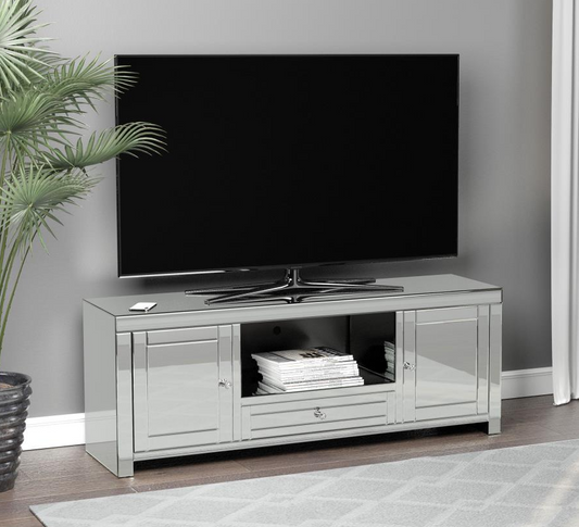 Jazz Contemporary Mirrored TV Console
